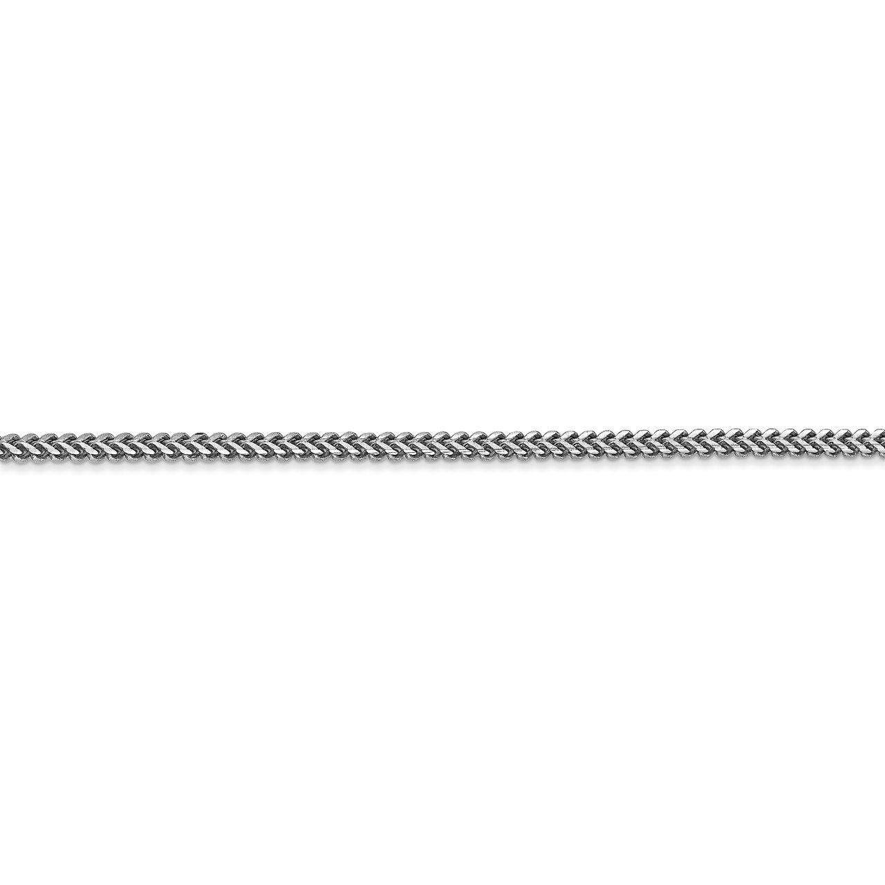 Leslie's 14K White Gold 1.5mm Franco Chain-2