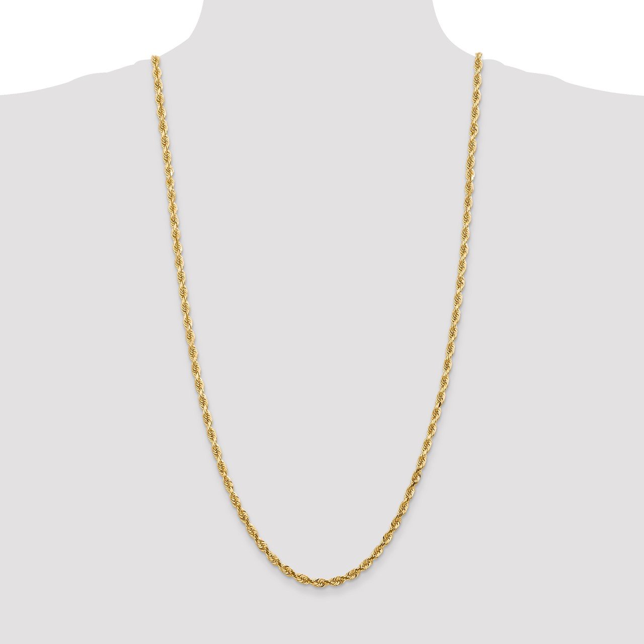 14k 4.5mm D/C Quadruple Rope Chain-1