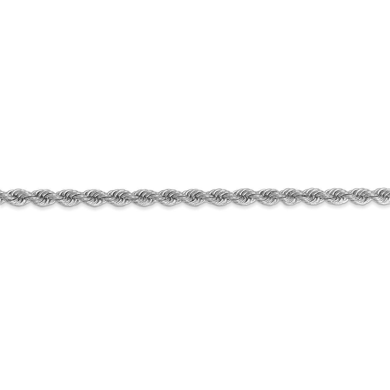 14k WG 3.0mm Regular Rope Chain-2