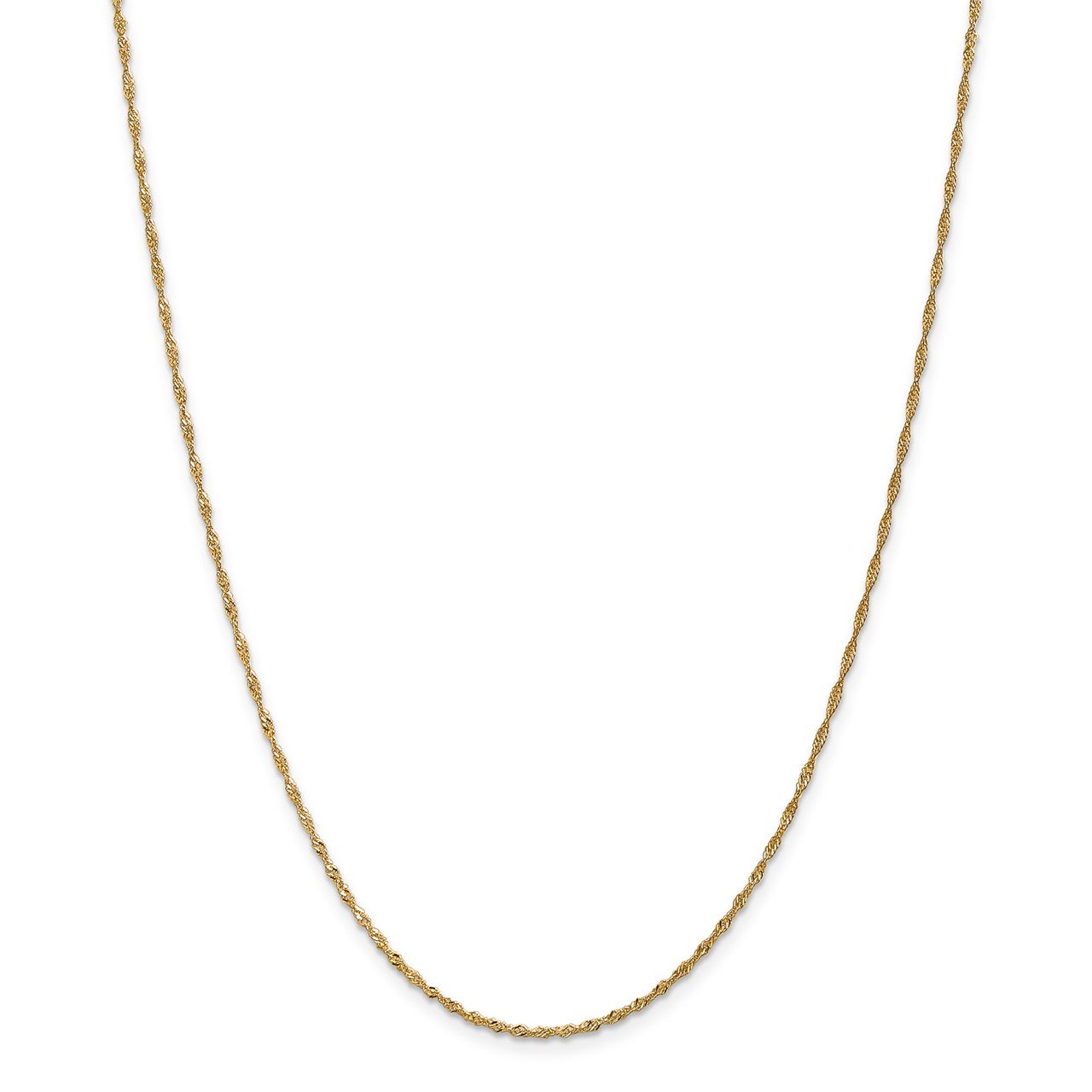 Leslie's 14K 1.3mm Singapore Chain