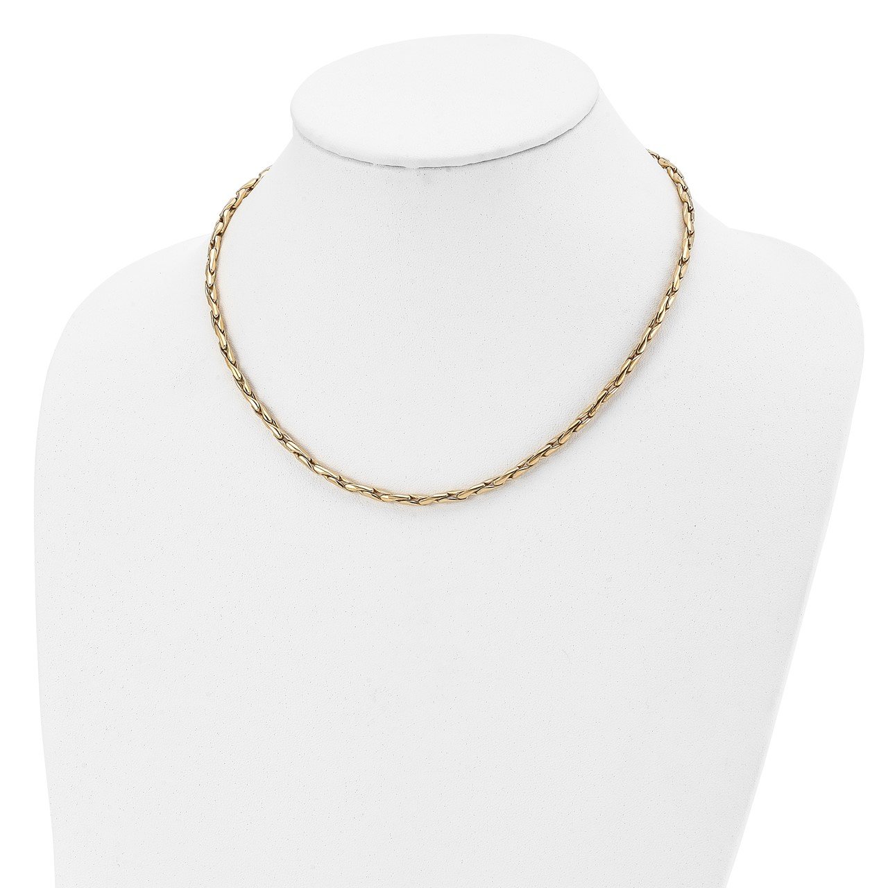 Leslie's 14K Polished Fancy Link Necklace-3