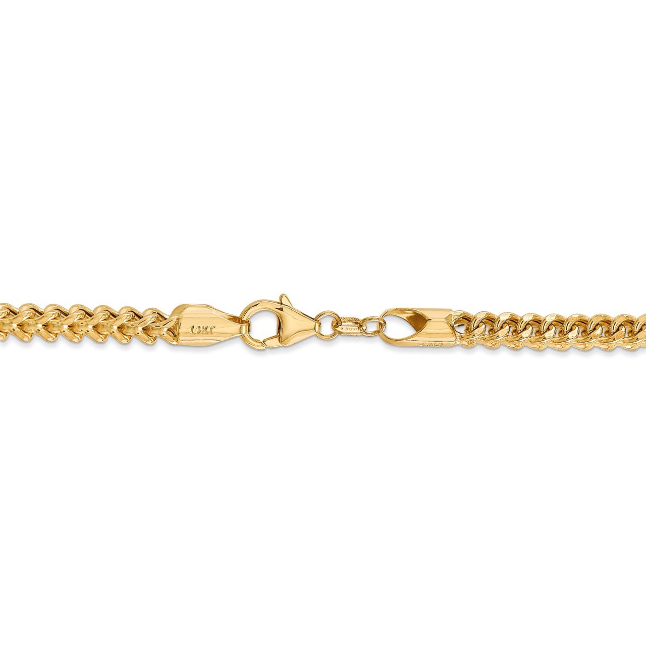 14k 3.7mm Semi-Solid Franco Chain-3