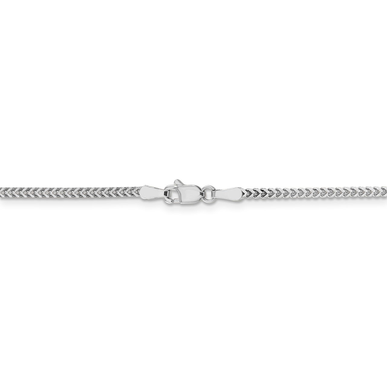 Leslie's 14K White Gold 1.5mm Franco Chain-3