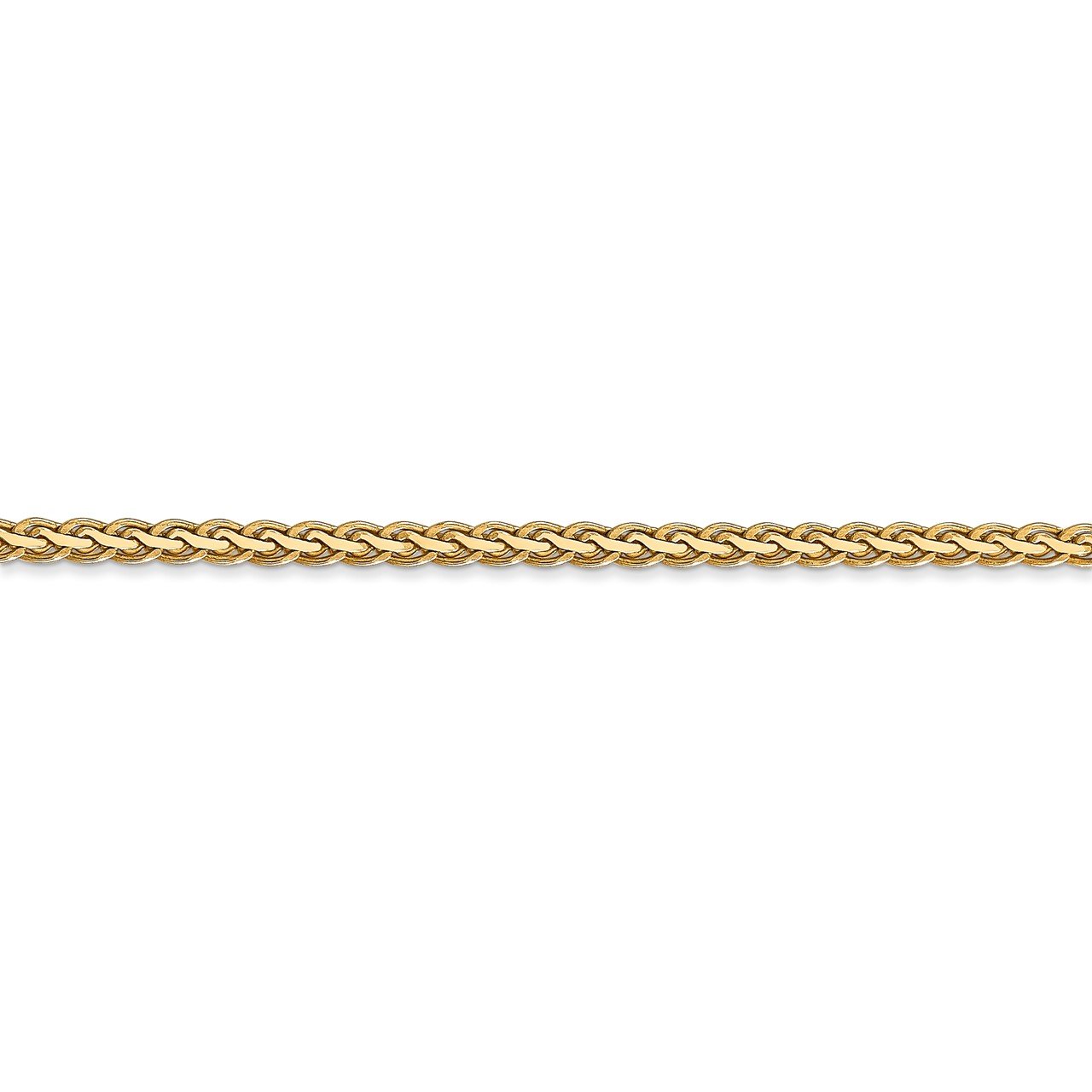 14k 2.5mm Flat Wheat Chain-2