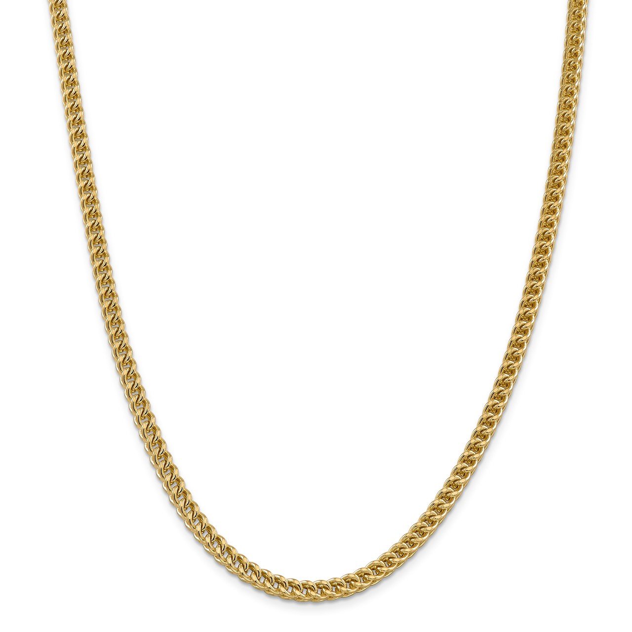 14k 4.5mm Semi-Solid Franco Chain