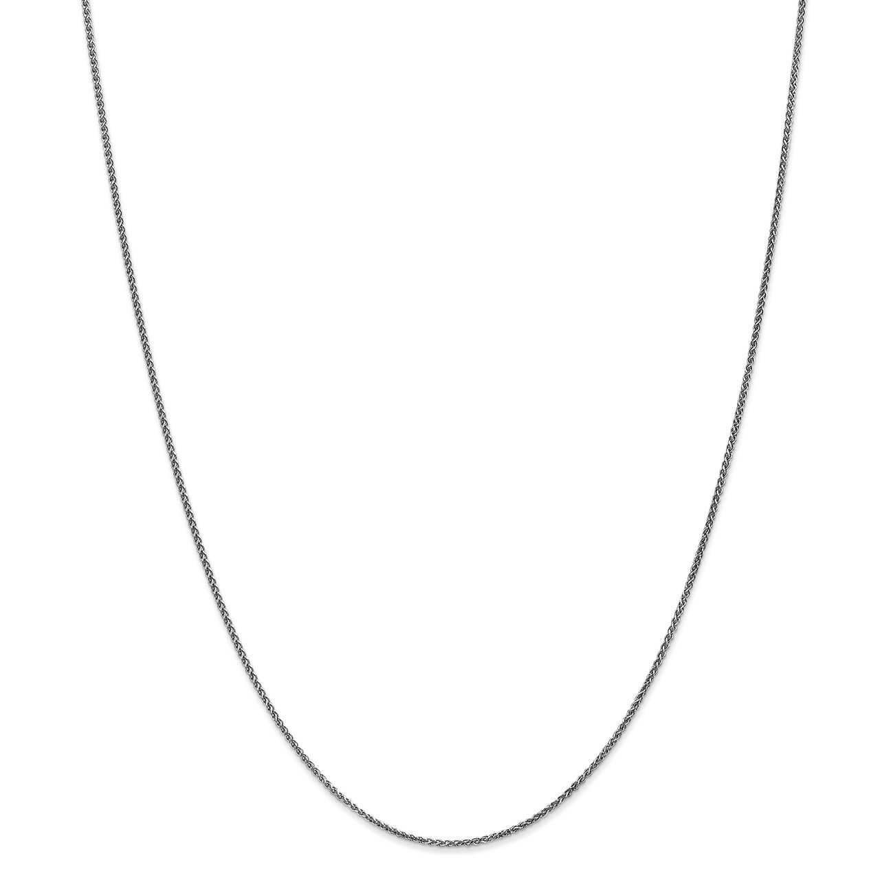 14k WG 1.2mm D/C Spiga Chain