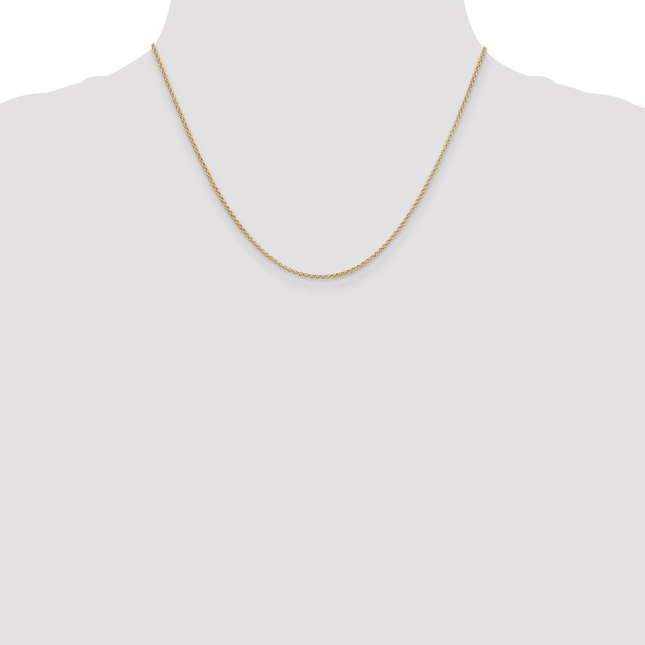 14k 1.55mm Rolo Pendant Chain-1