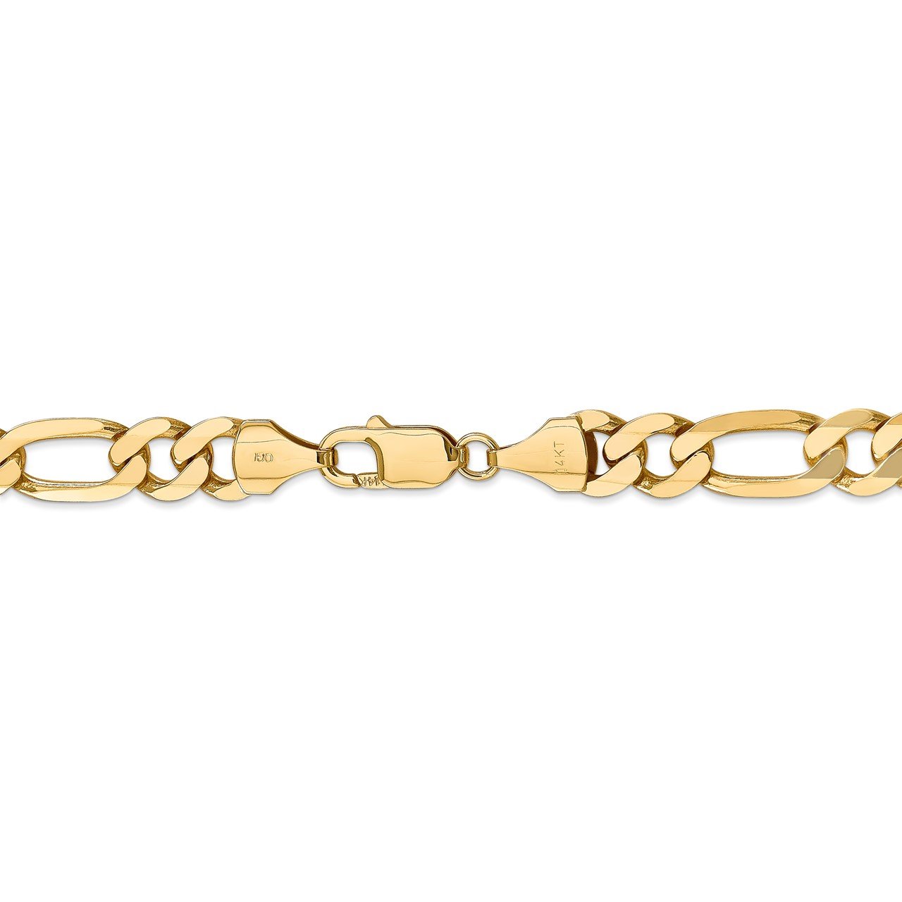 14k 8.75mm Flat Figaro Chain-3