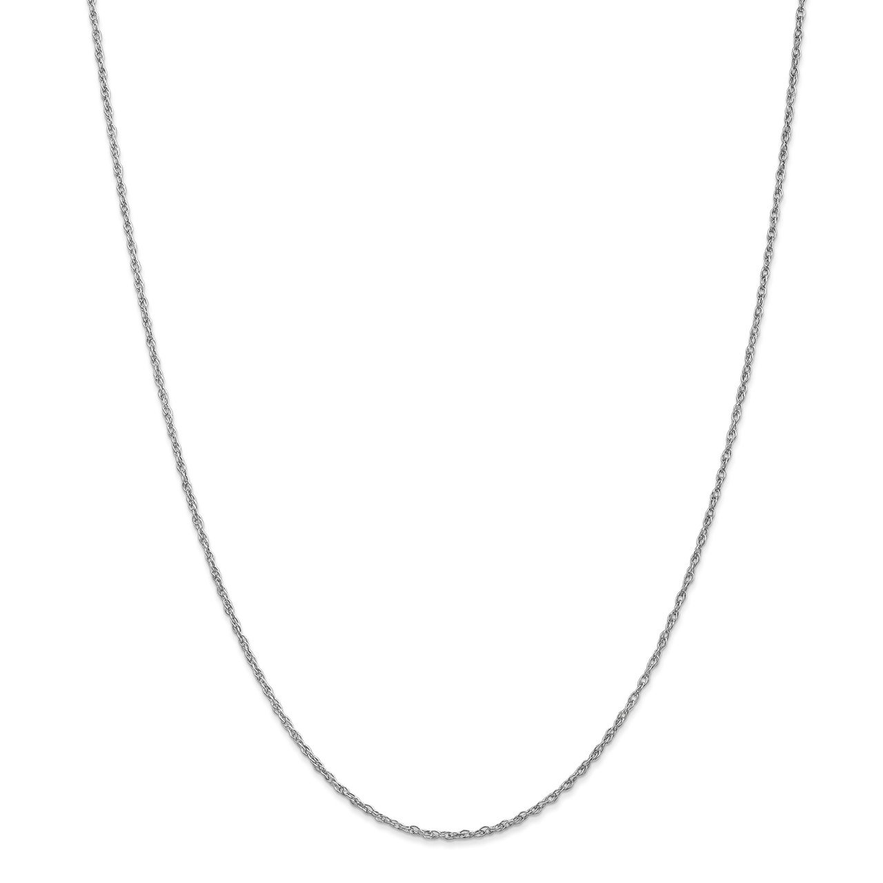 14k WG 1.3mm Heavy-Baby Rope Chain