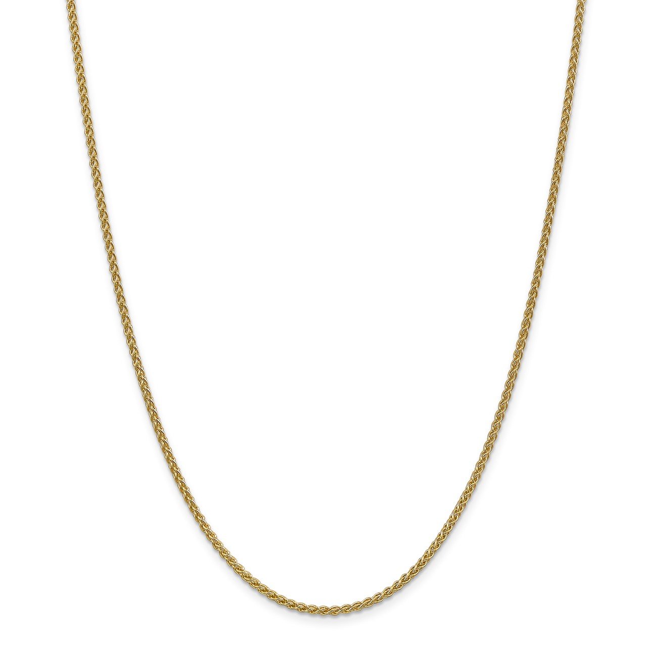 14k 2mm Spiga Chain