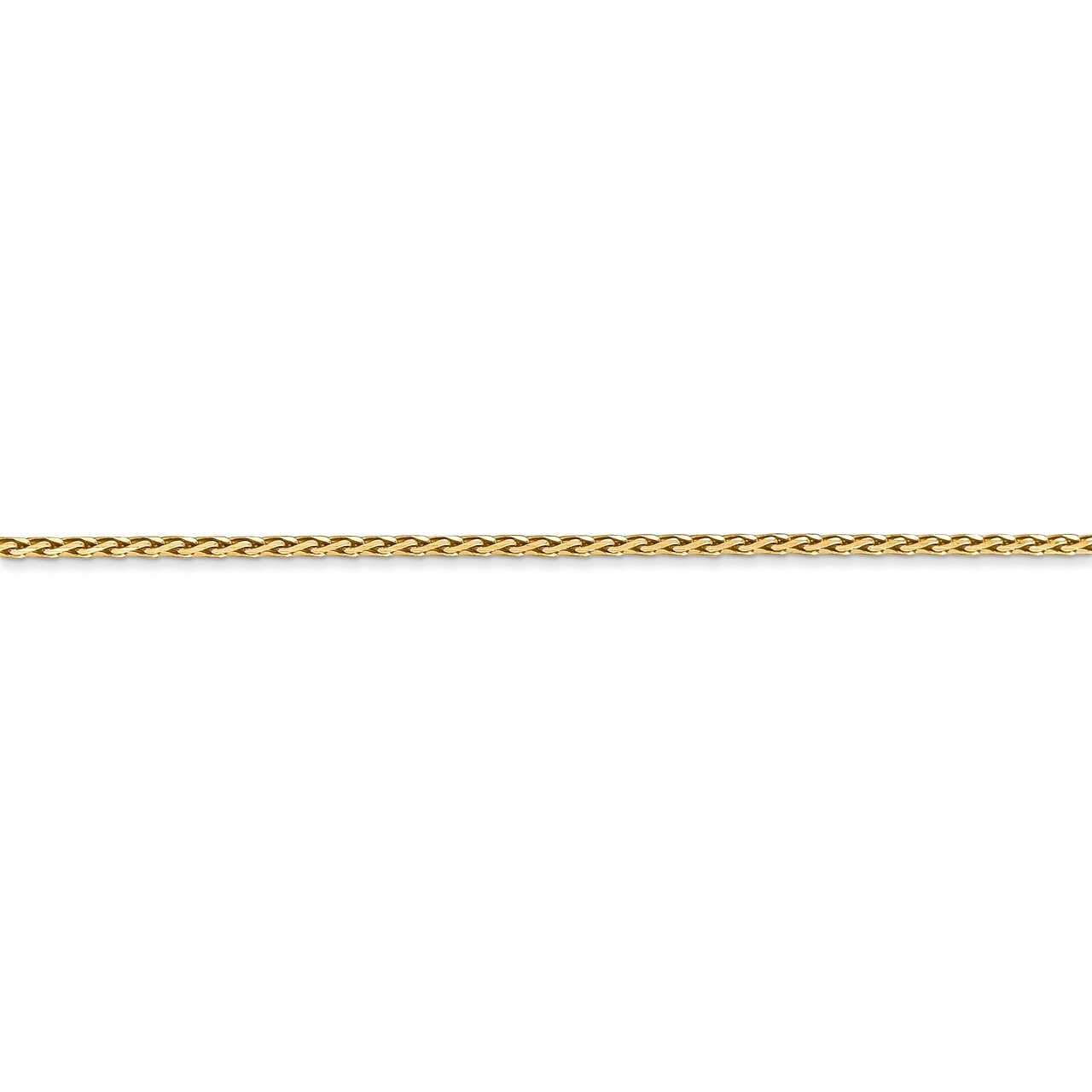 14K 1.5mm D/C Parisian Wheat Chain-2
