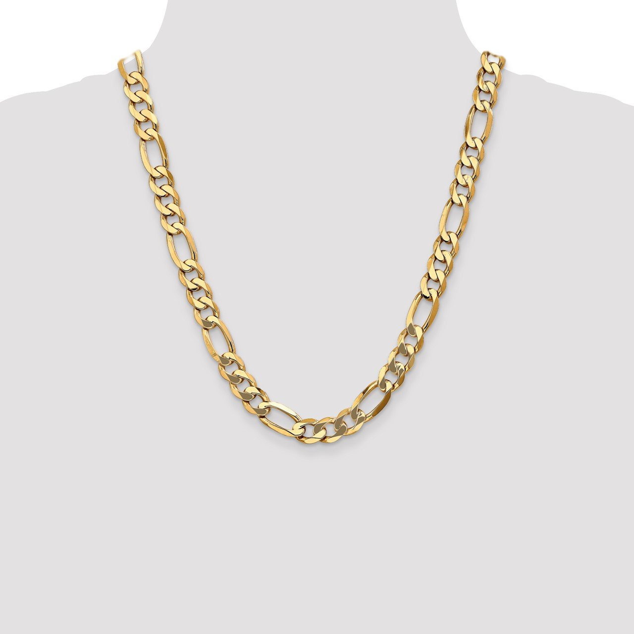 Leslie's 14K 10mm Flat Figaro Chain-1