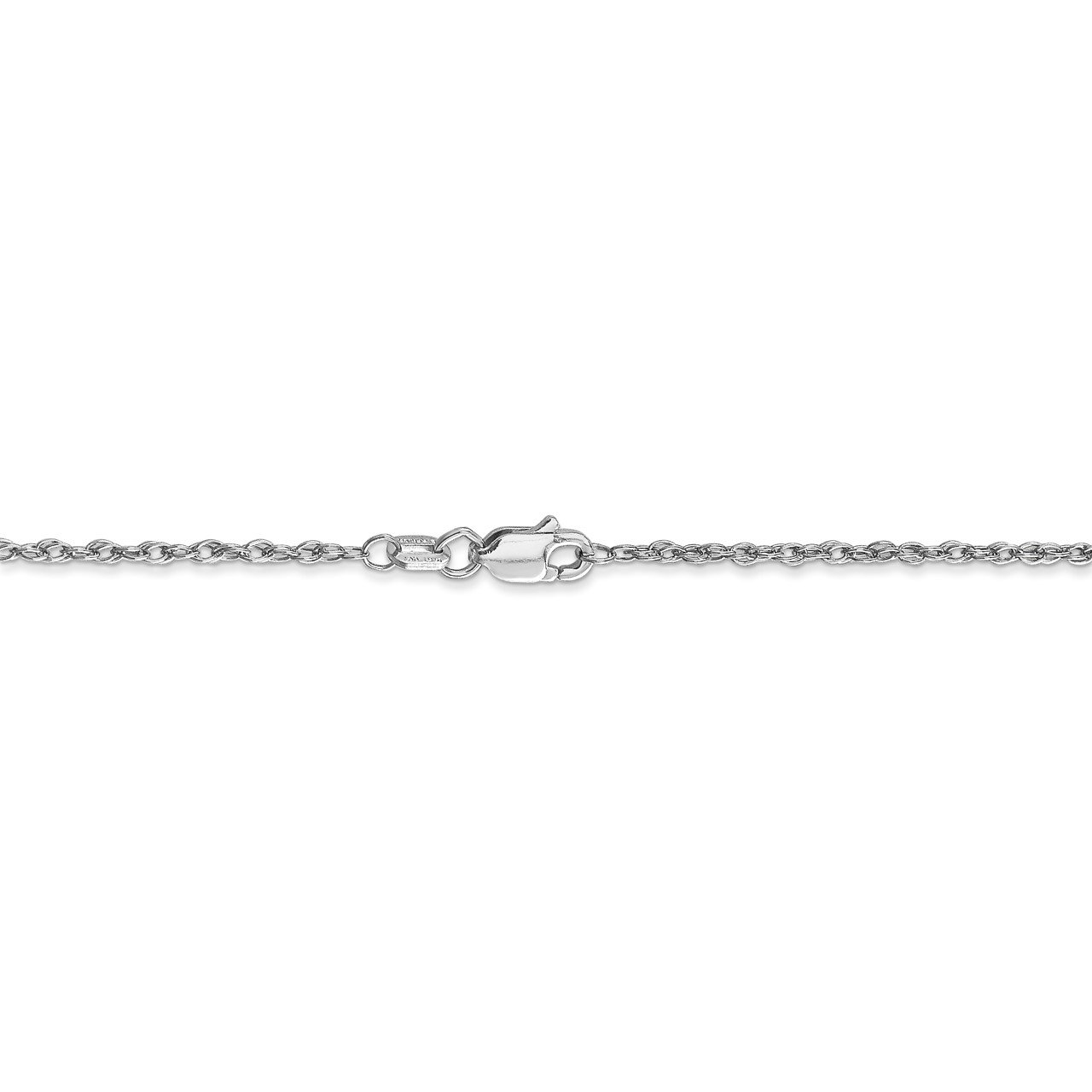 14k WG 1.3mm Heavy-Baby Rope Chain-3