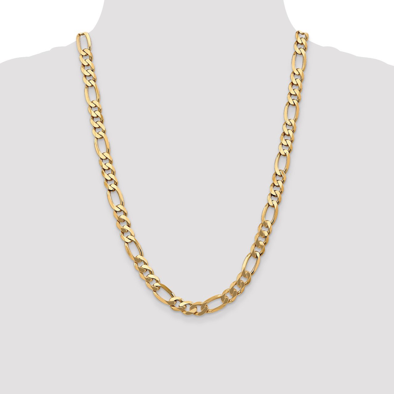 Leslie's 14K 8.75mm Flat Figaro Chain-1