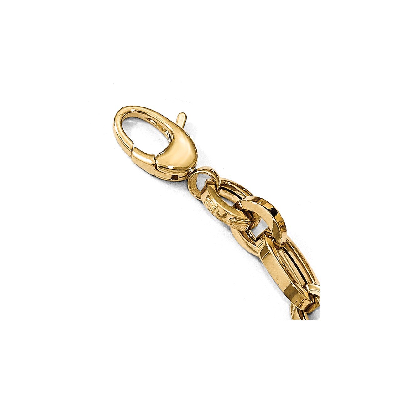 Leslie's 14K Polished Fancy Link Necklace-2