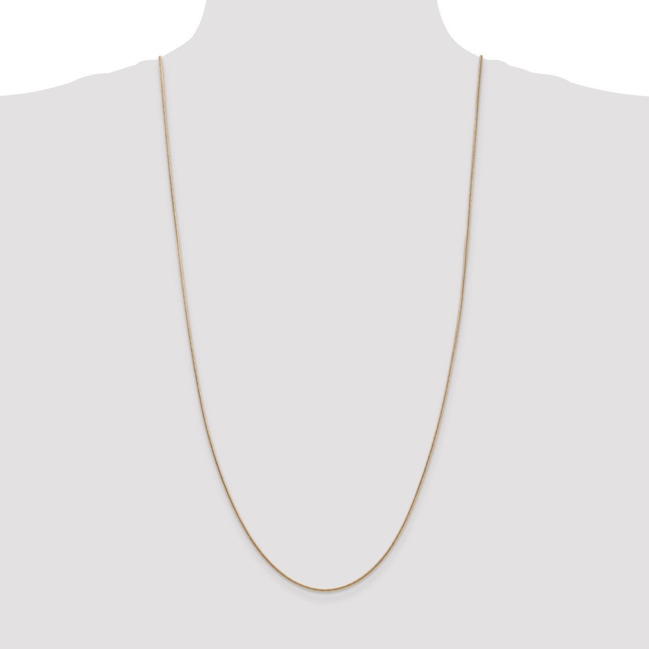 14k 1.4mm Round Snake Chain-1