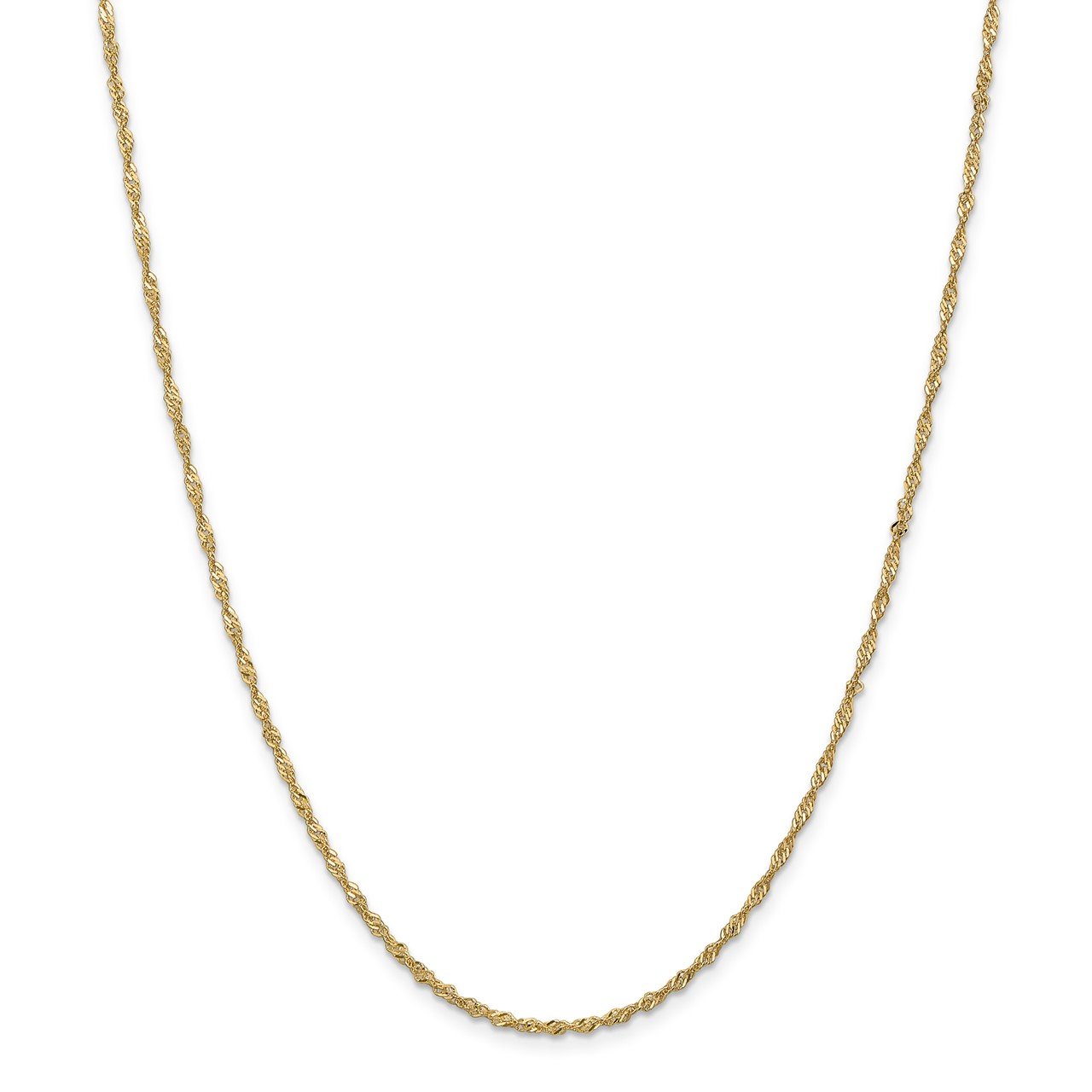 14k 1.70mm Singapore Chain
