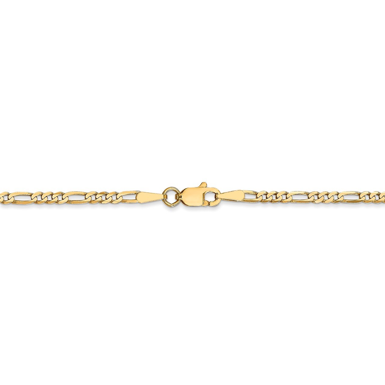 Leslie's 14K 2.25mm Flat Figaro Chain-3