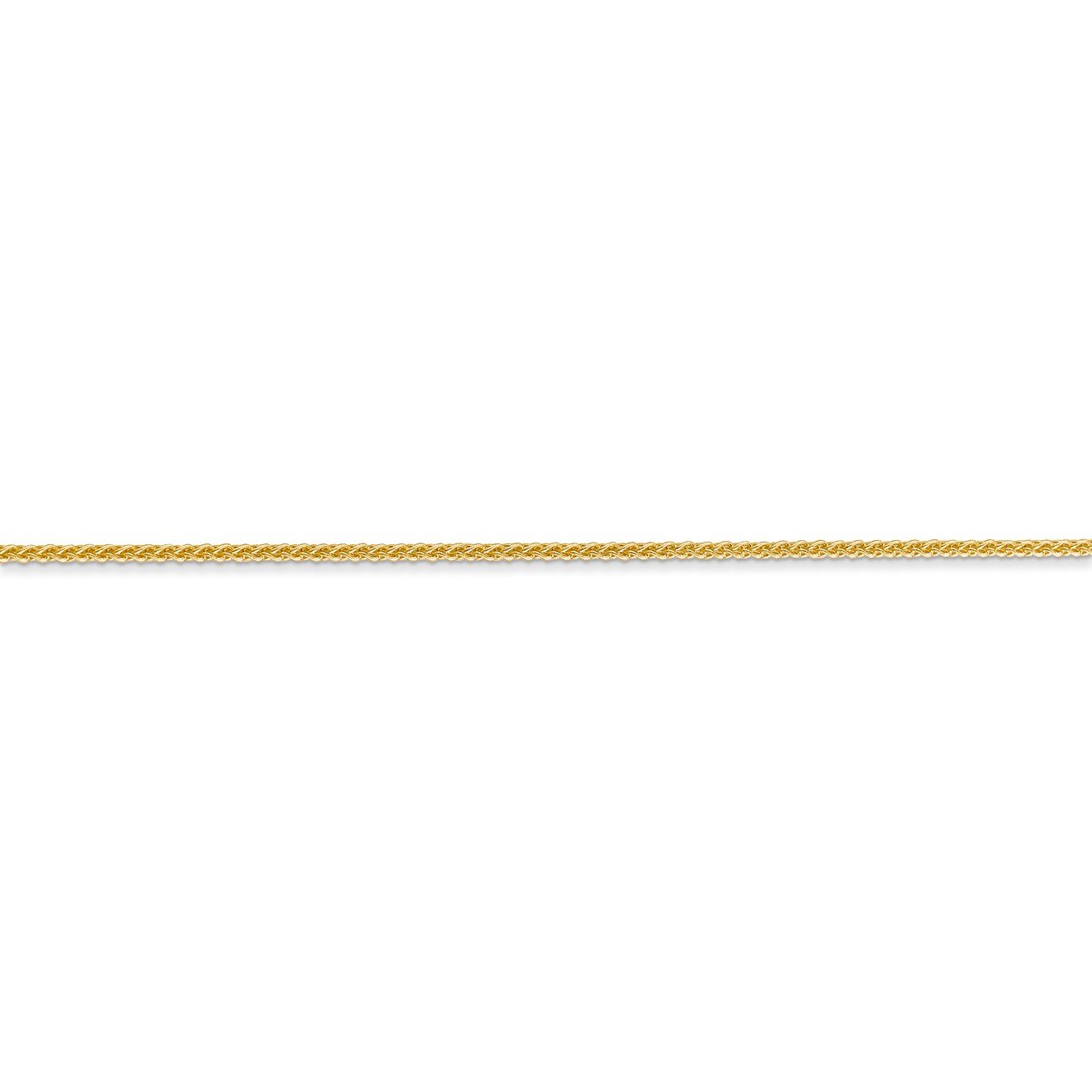 14k 1mm Spiga with Lobster Clasp Chain-2