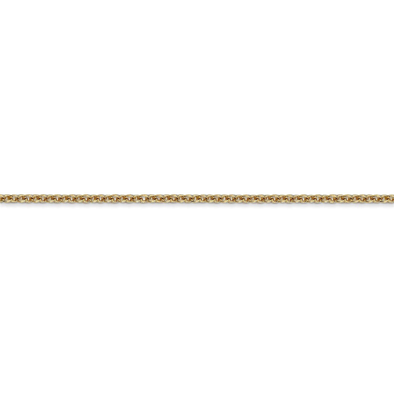 14k 1.8mm Forzantine Cable Chain-2