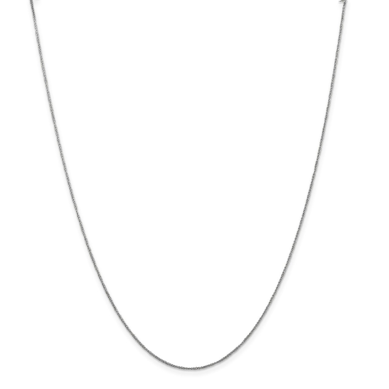 14K White Gold .70mm Ropa Chain