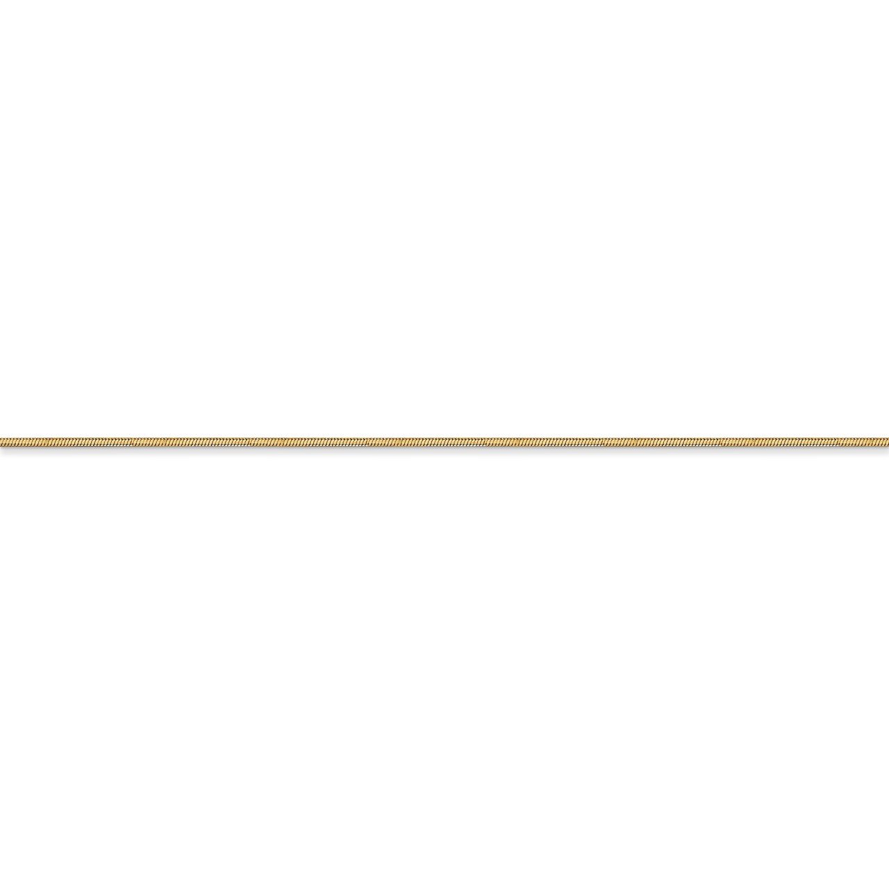 14k .8mm Octagonal Snake Chain-2