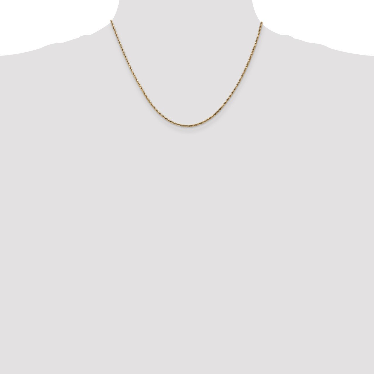 14k 1.6mm Round Snake Chain-1