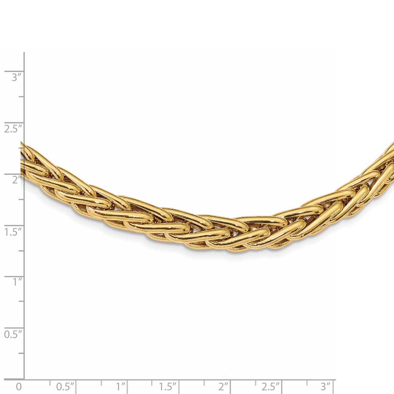 Leslie's 14K Polished Fancy Link Necklace-2