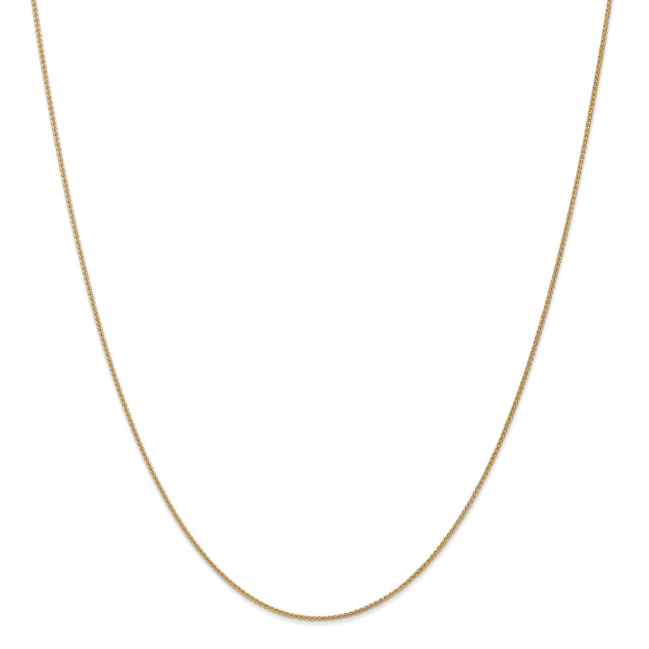 14k 1mm Spiga with Lobster Clasp Chain