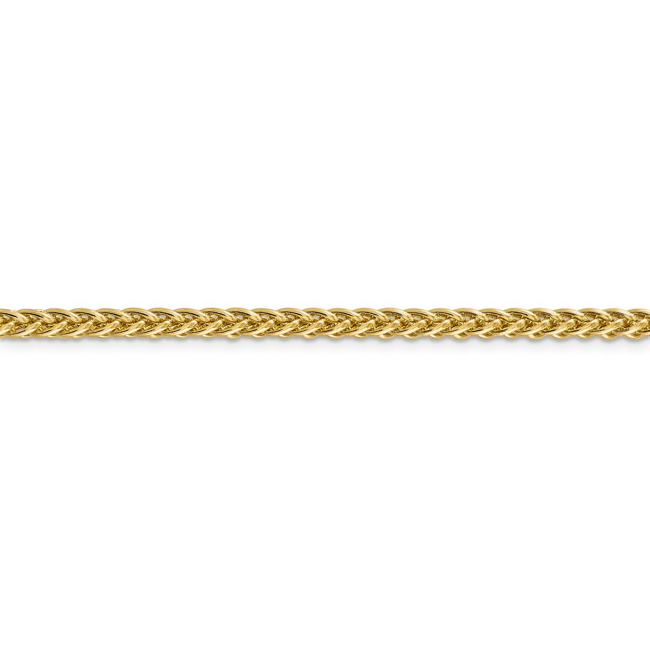 14k 4.3mm Semi-solid 3-Wire Wheat Chain-2