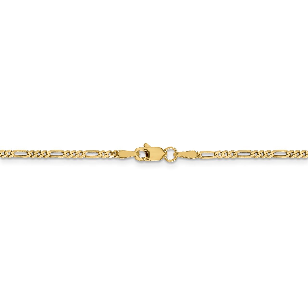 Leslie's 14K 1.8mm Flat Figaro Chain-3