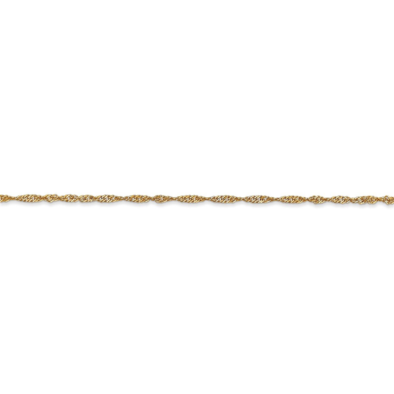 Leslie's 14K 1.3mm Singapore Chain-2