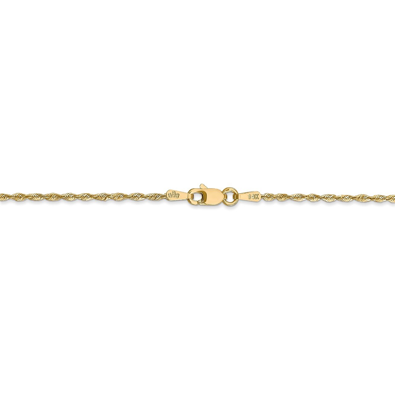 14k 1.5mm Extra-Light D/C Rope Chain-3
