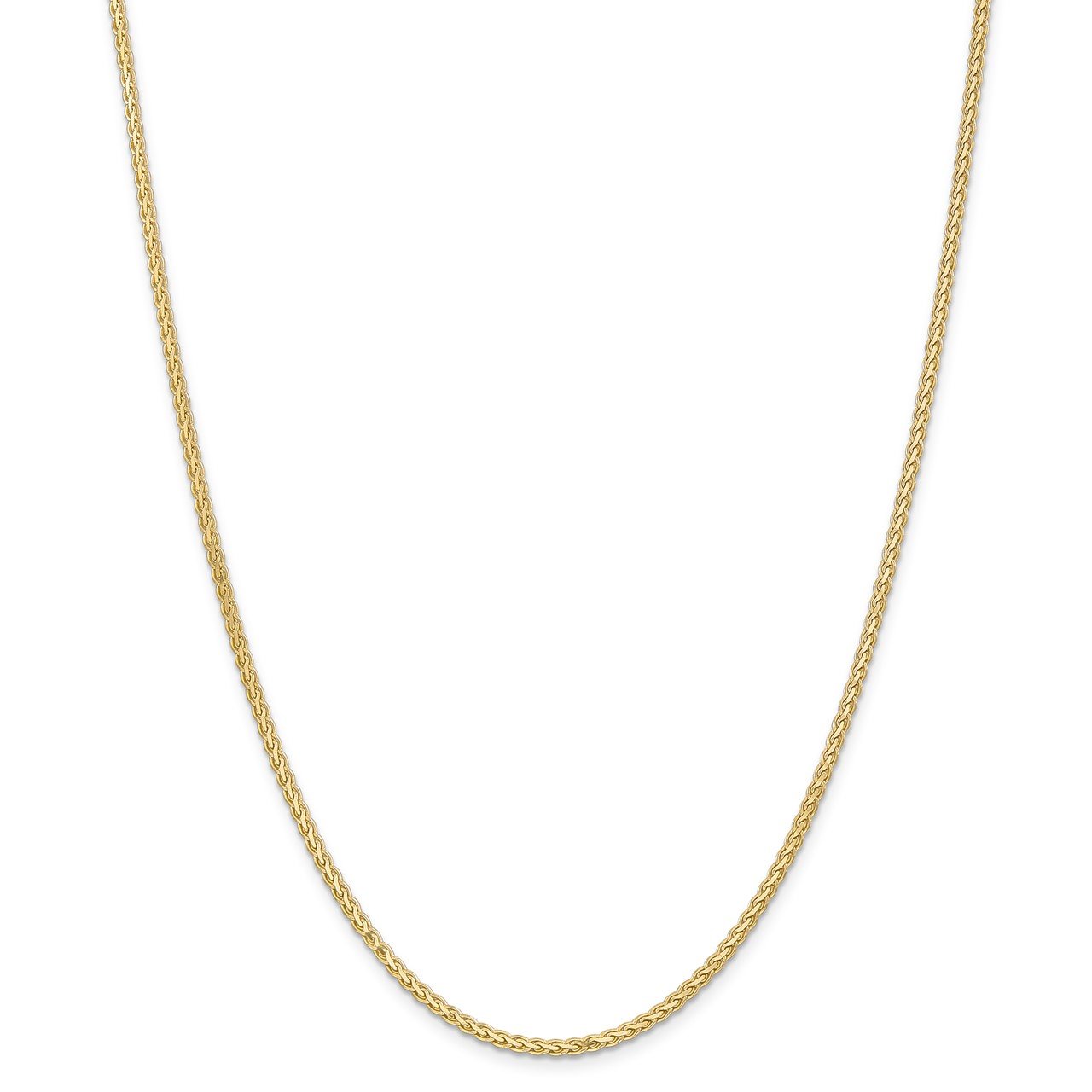 14k 2.5mm Flat Wheat Chain | The Gold Store