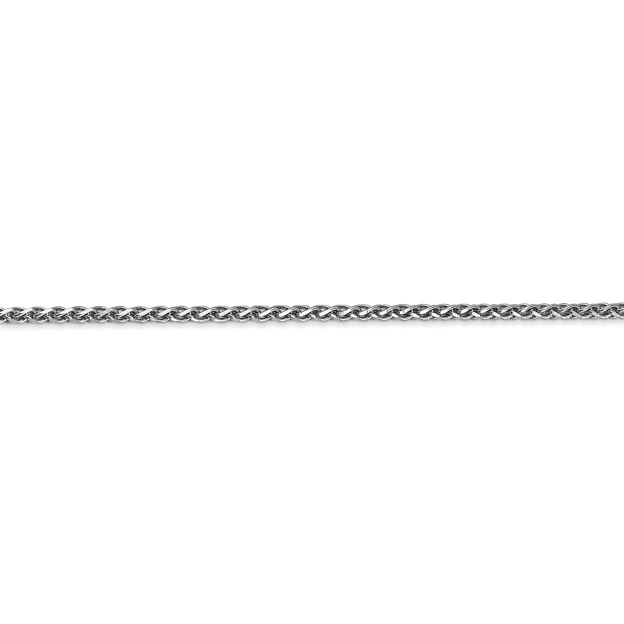 Leslie's 14K White Gold 1.8mm Solid D/C Spiga Chain-2