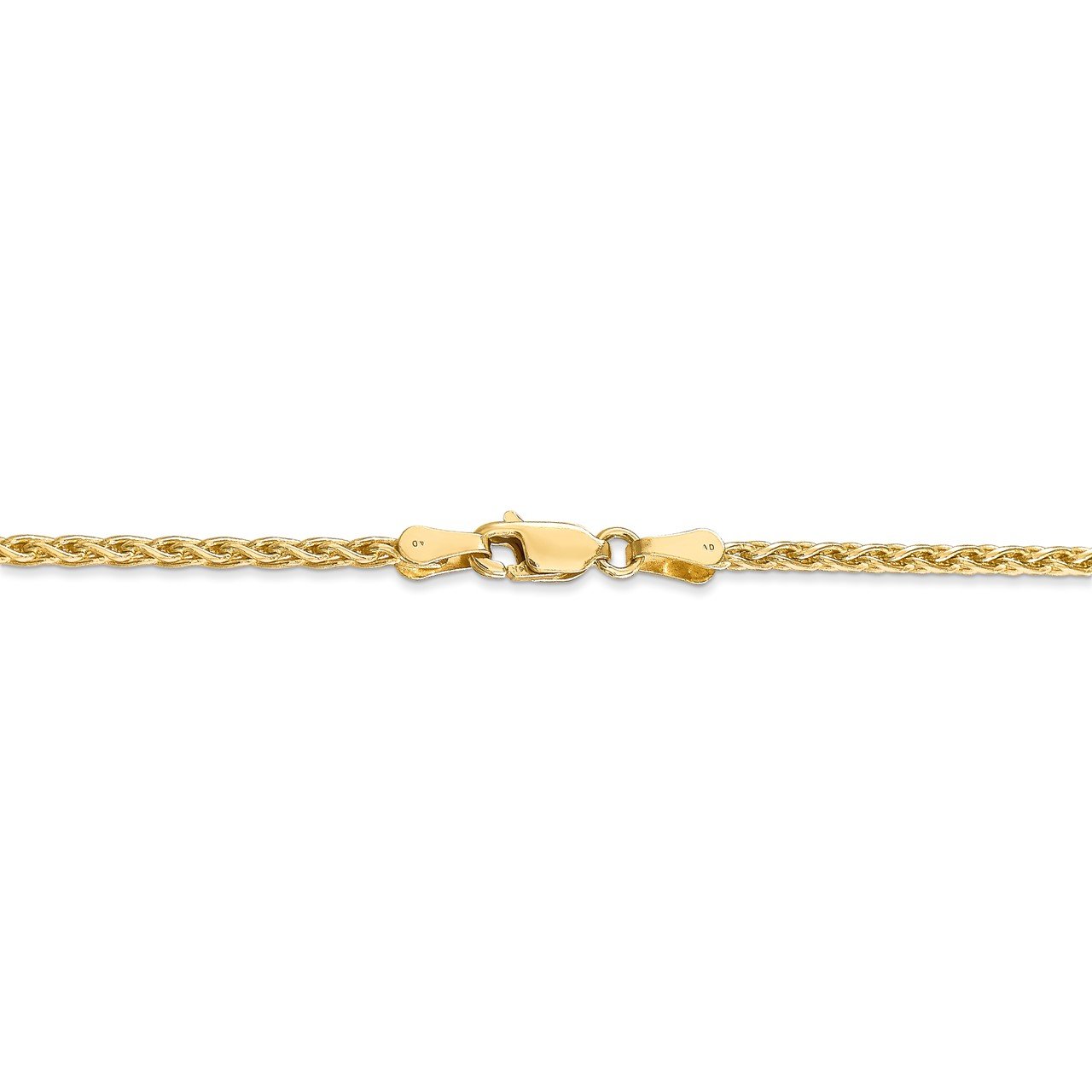 14k 2.25mm Parisian Wheat Chain-3