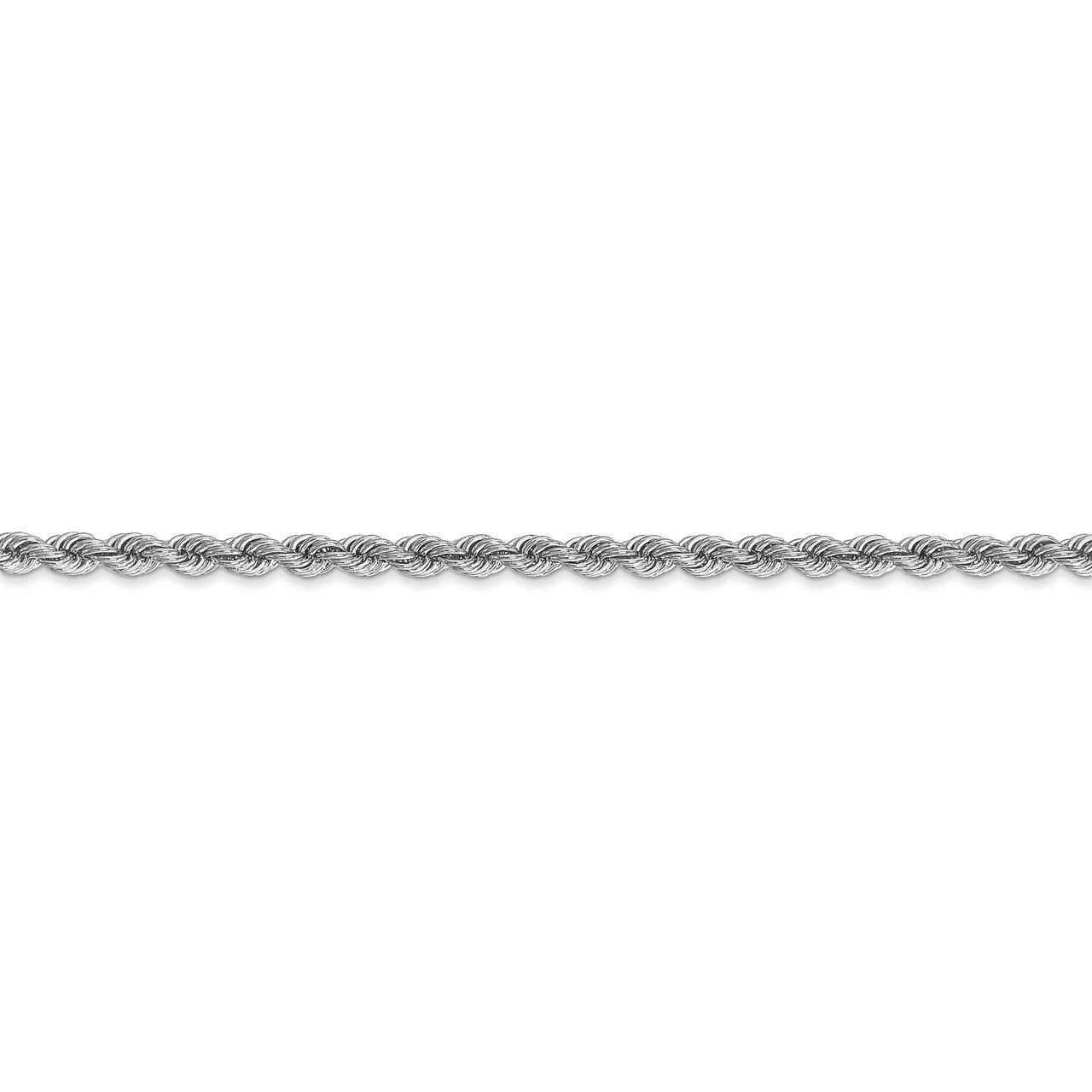 14K WG 2.75mm Regular Rope Chain-2