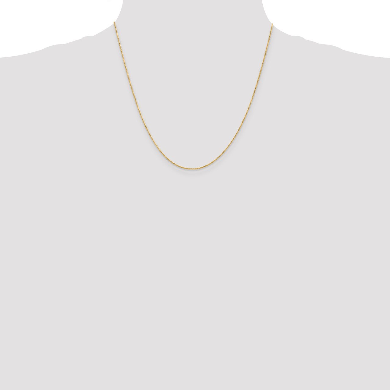 14k 1mm Parisian Wheat Chain-1