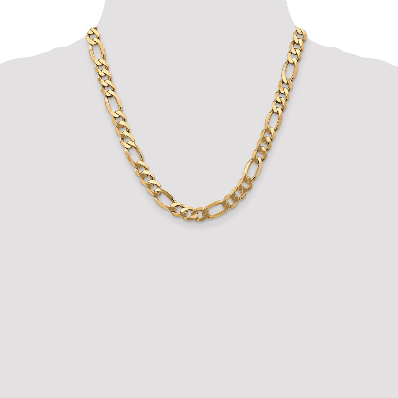 Leslie's 14K 8.75mm Flat Figaro Chain-1