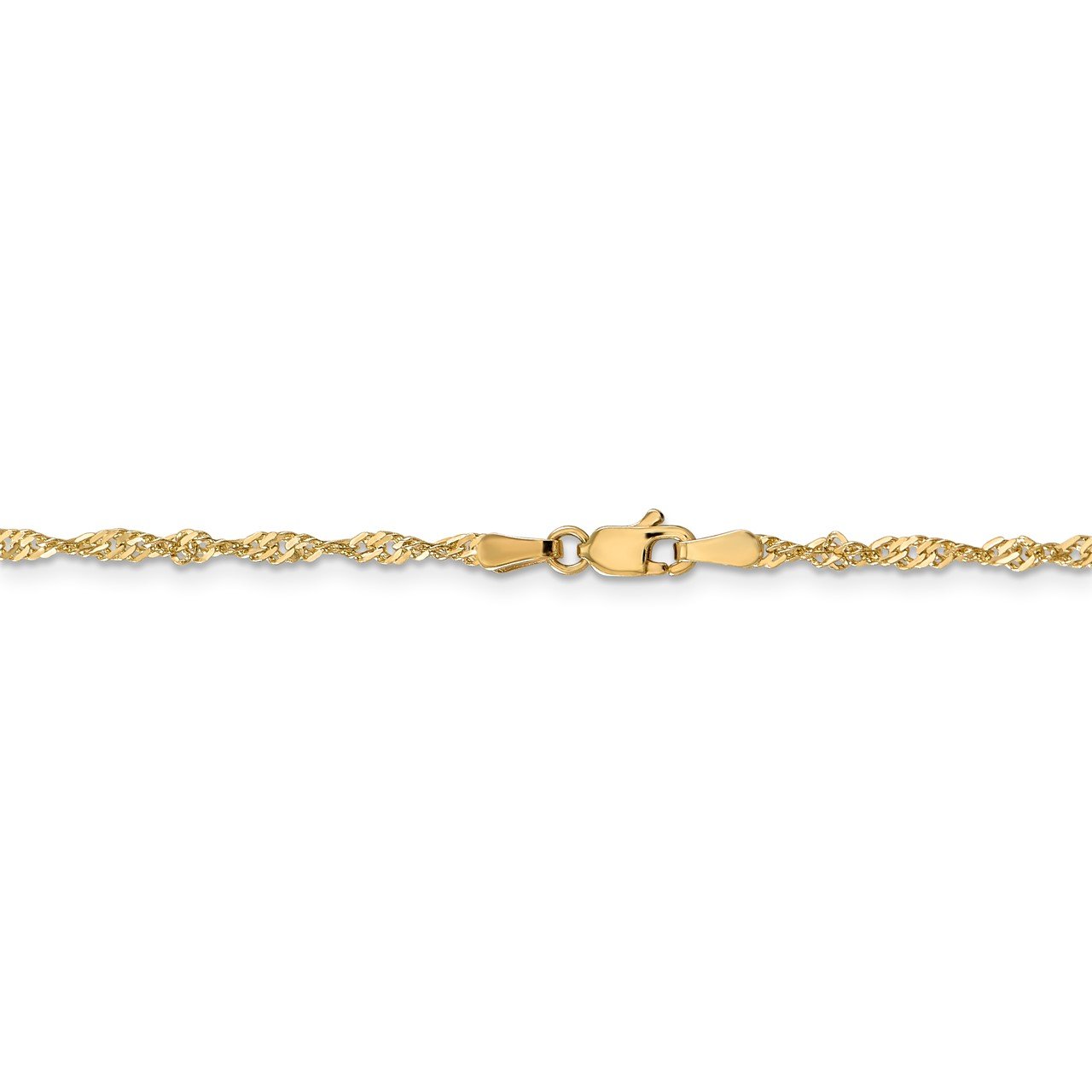 14k 2mm Singapore Chain-3