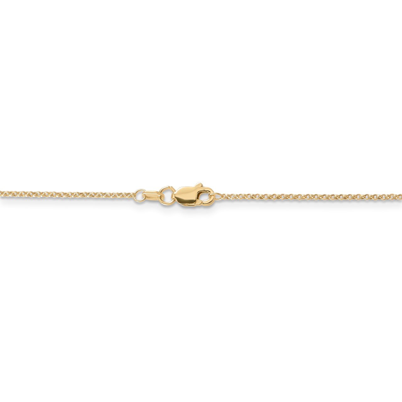 14k 1.15mm Rolo Pendant Chain-3