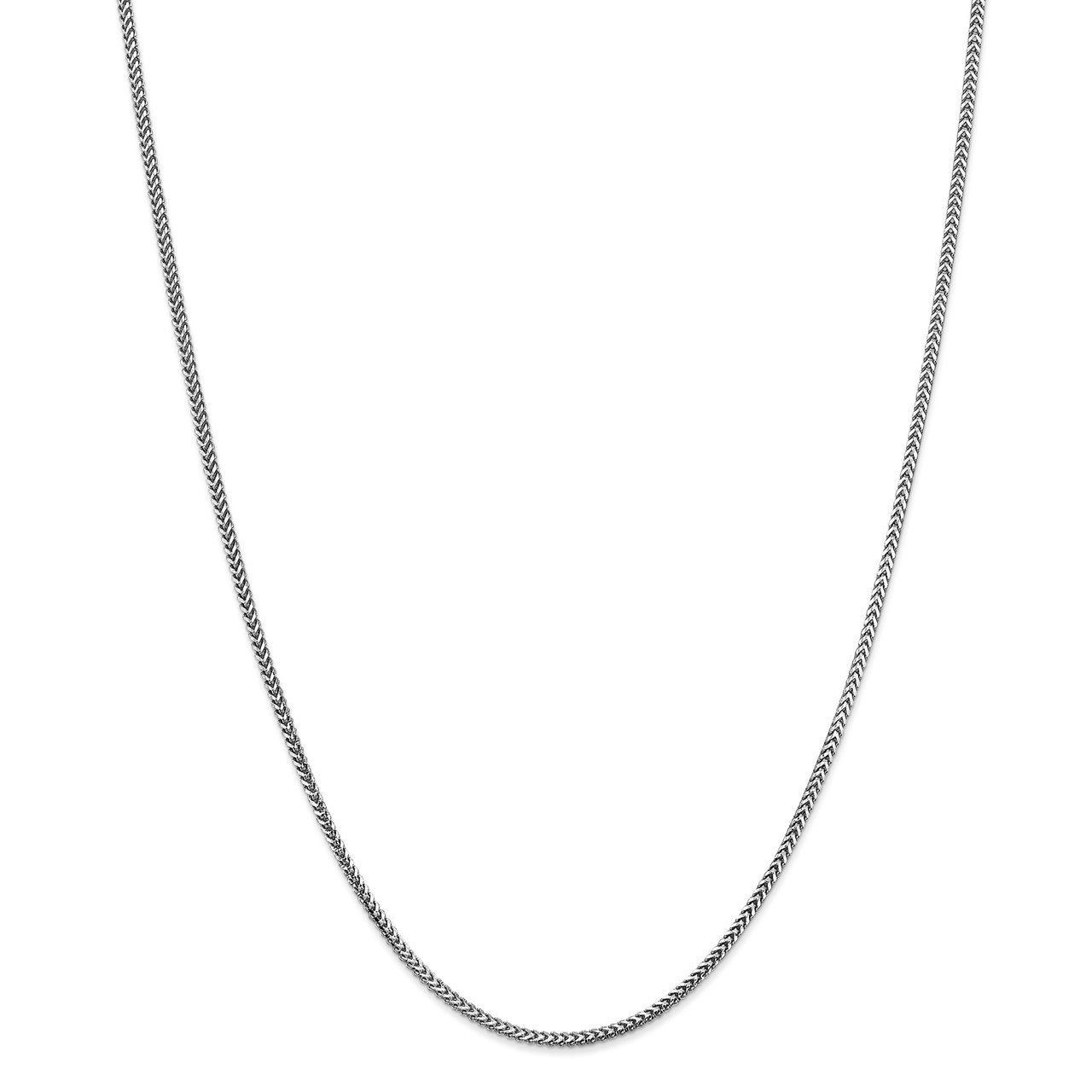 Leslie's 14K White Gold 1.5mm Franco Chain