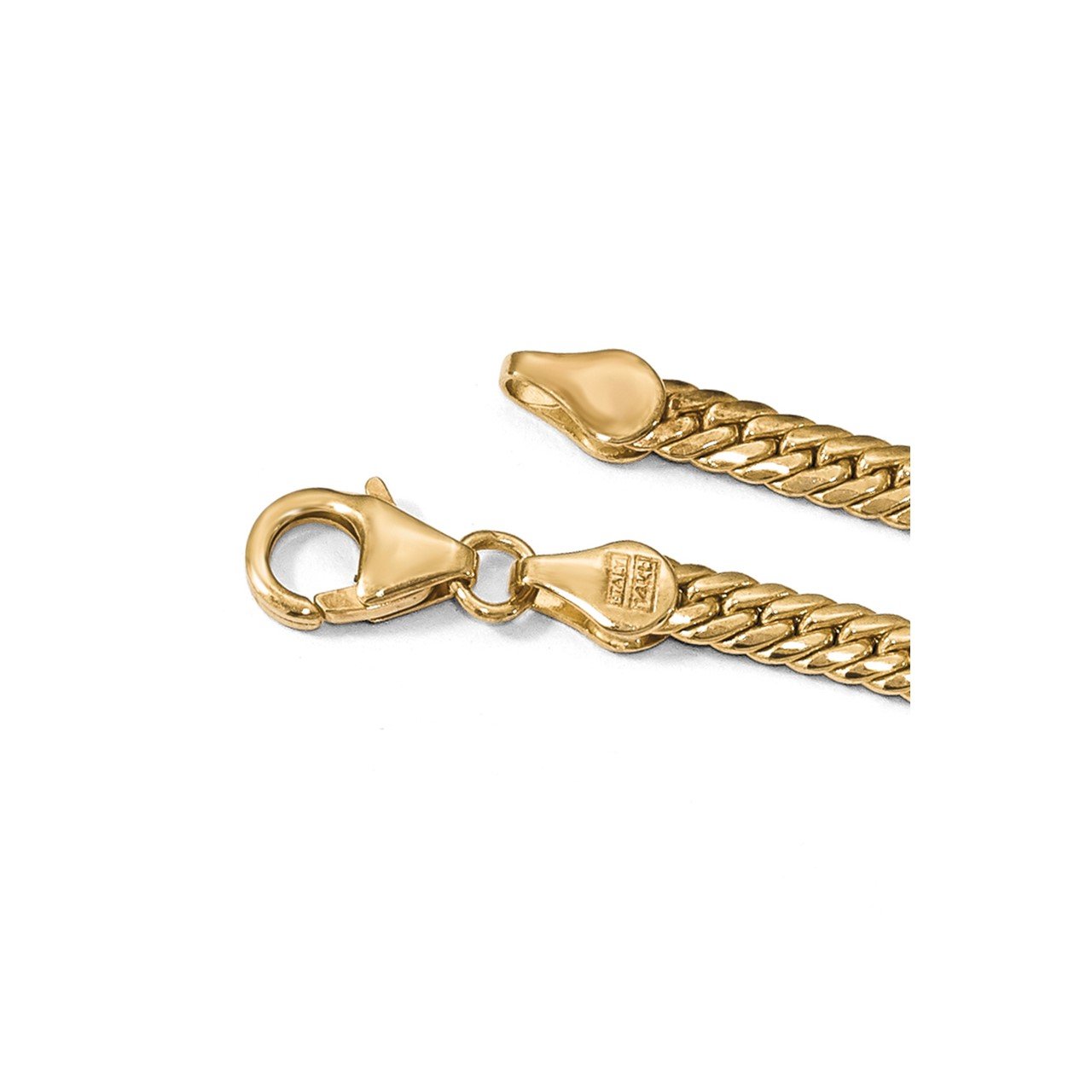 Leslie's 14K Polished Graduated Fancy Link Necklace-2