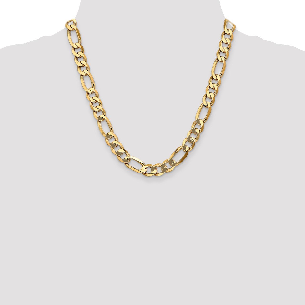 Leslie's 14K 10mm Flat Figaro Chain-1