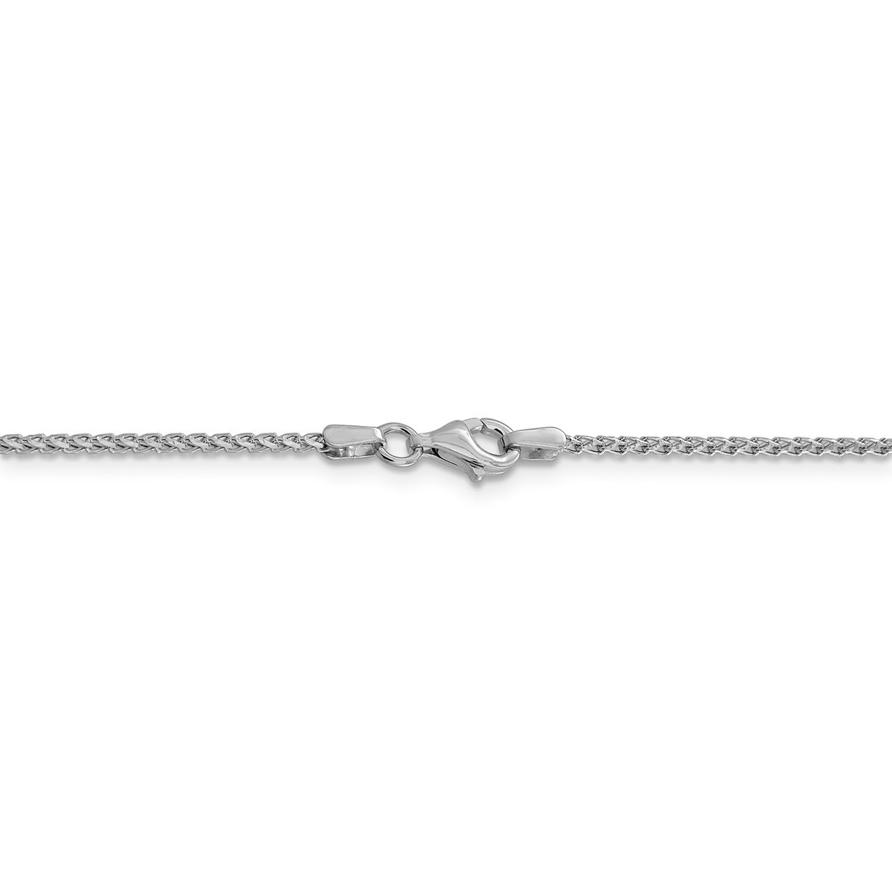 Leslie's 14K White Gold 1.4mm D/C Open Franco Chain-3