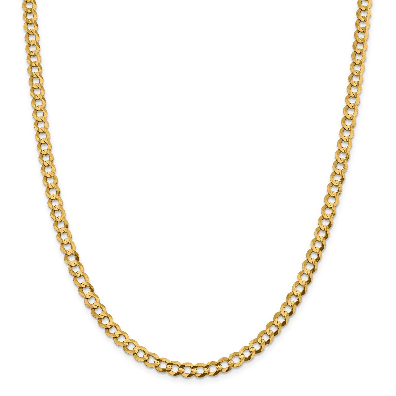 14k 5.9mm Lightweight Flat Cuban Chain