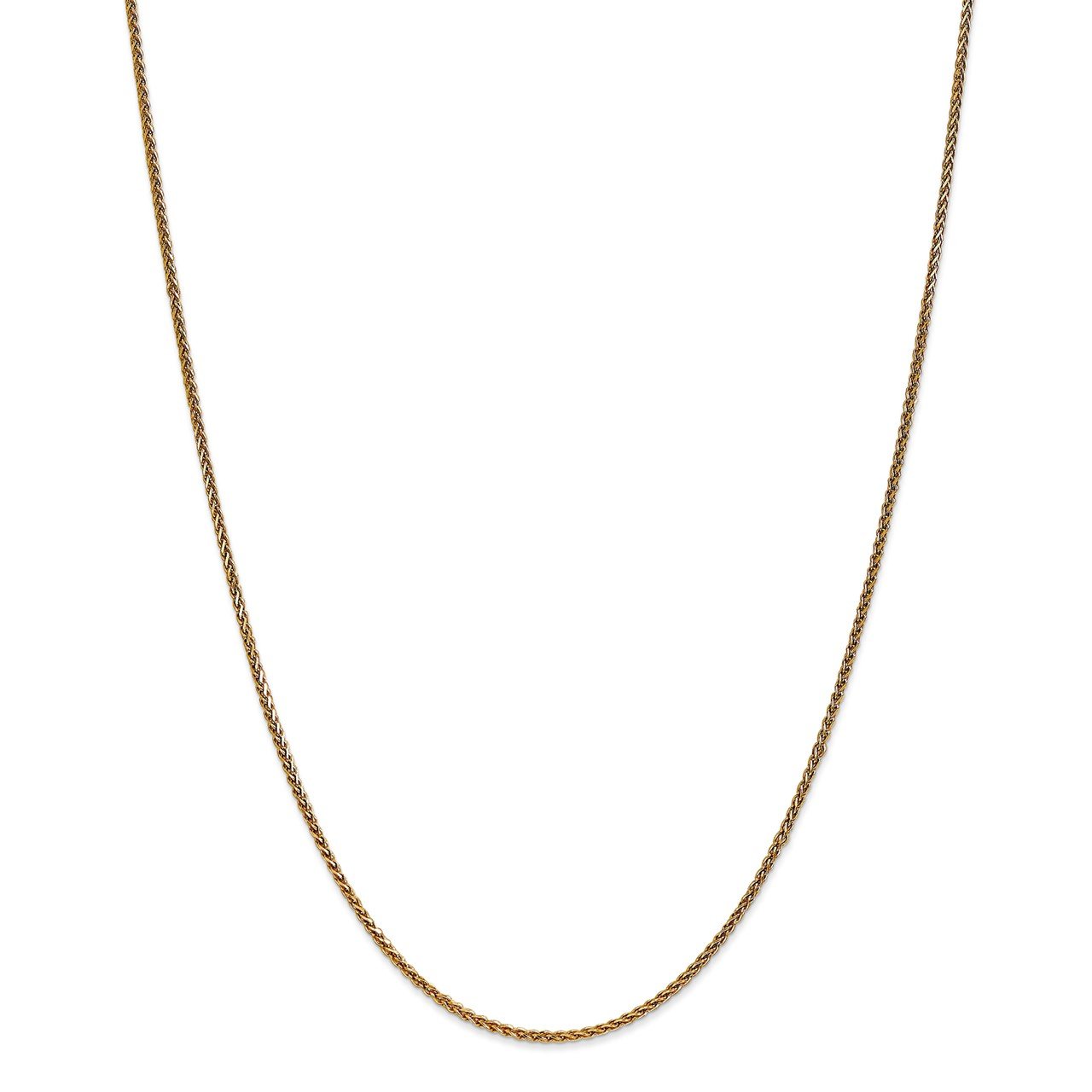 14k 1.4mm D/C Spiga Chain