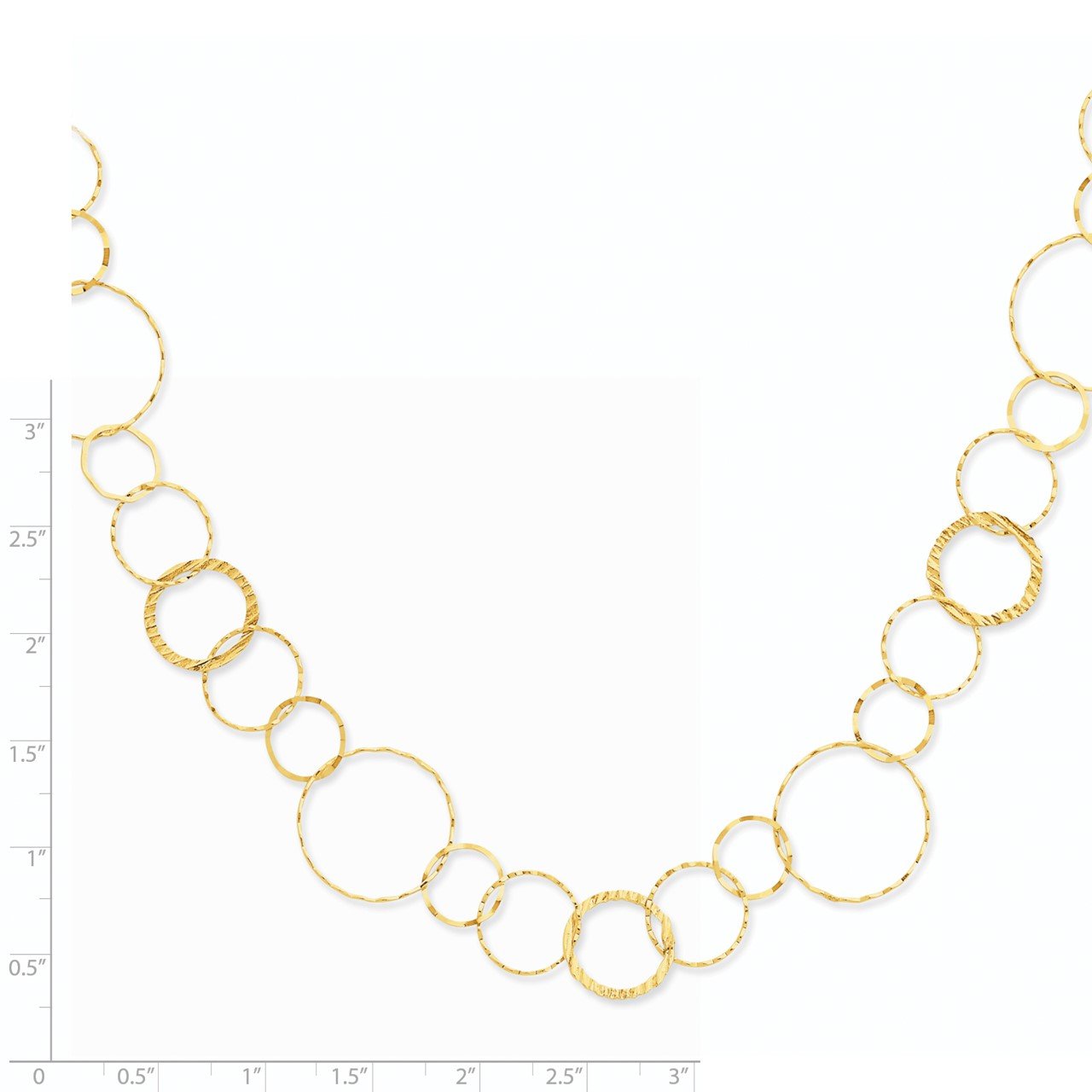 14K Yellow Combo Circle Chain-1