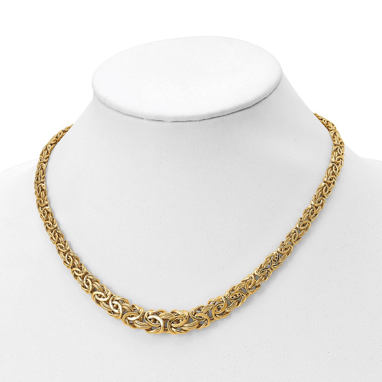 Leslies's 14K Polished Fancy Link Necklace-1