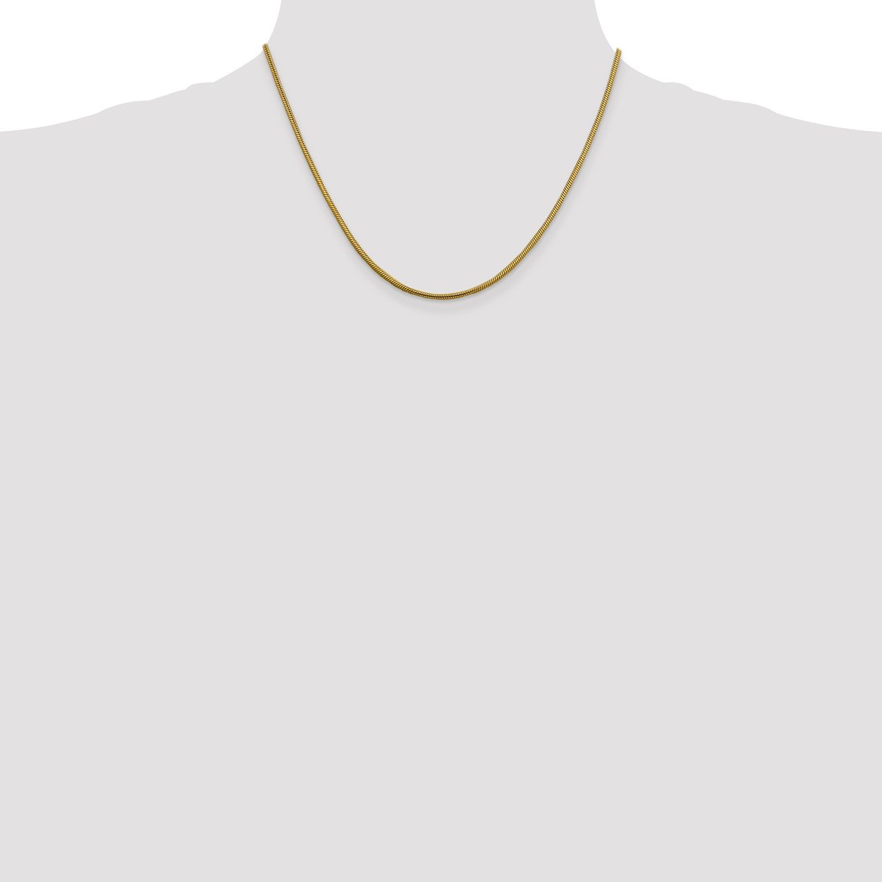 14k 1.85mm Round Snake Chain-1